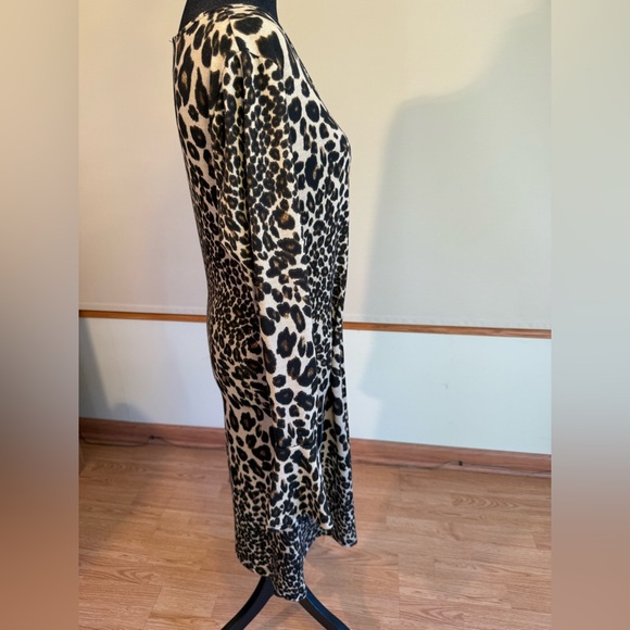 Robert Louis Leopard dress with long sleeves. Size large - Picture 5 of 6